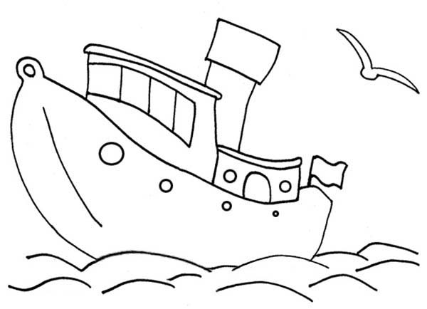 600x434 Sailing Boat Vessels Coloring Pages Batch Coloring