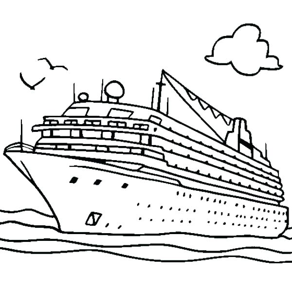 600x600 Coloring Pages Boats Coloring Page Boat Boat Coloring Page Free
