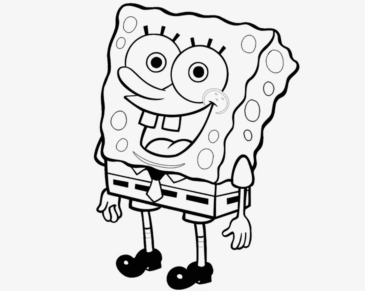 1250x995 Colour Drawing Free Wallpaper Bob Esponja Coloring Drawing Free