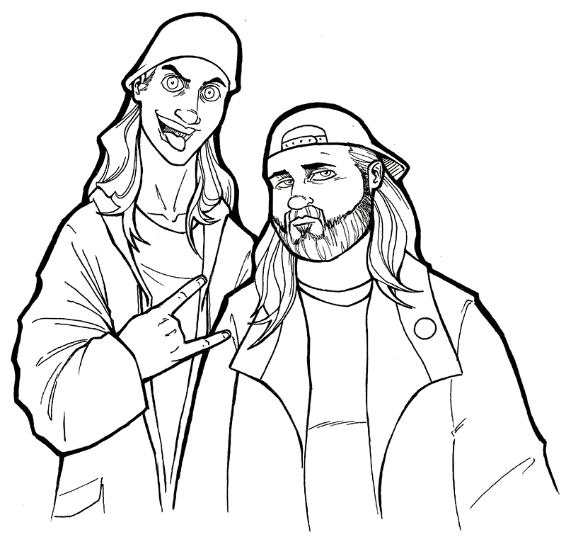 800x758 Jay And Silent Bob By Travisthegeek