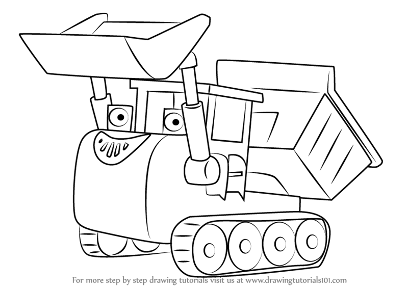 800x567 Learn How To Draw Muck From Bob The Builder (Rosario + Vampire