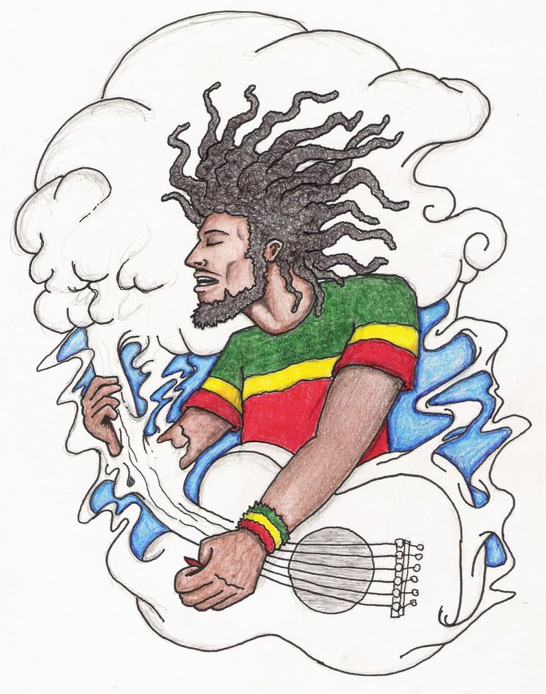 793x1008 Bob Marley By Omegaman91