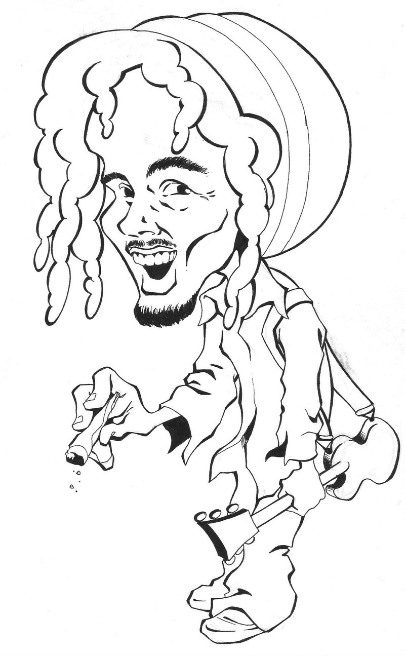 800x1295 Bob Marley Cartoon Pics
