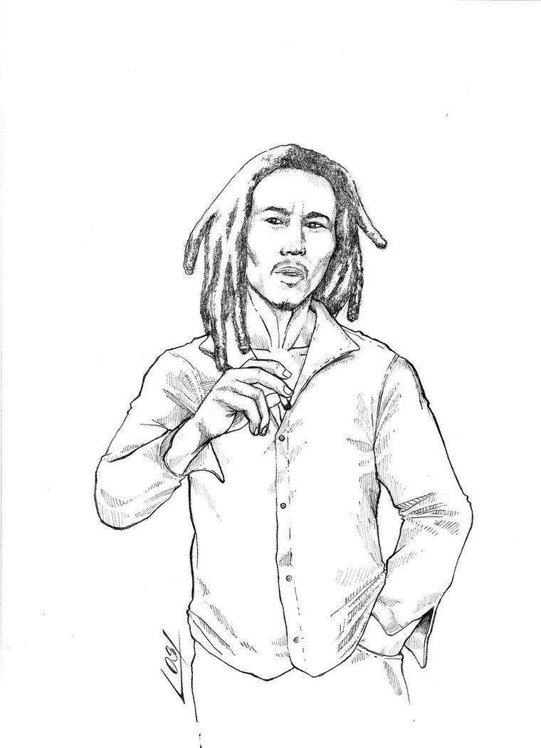 760x1050 Bob Marley Pencils By Scott Lost