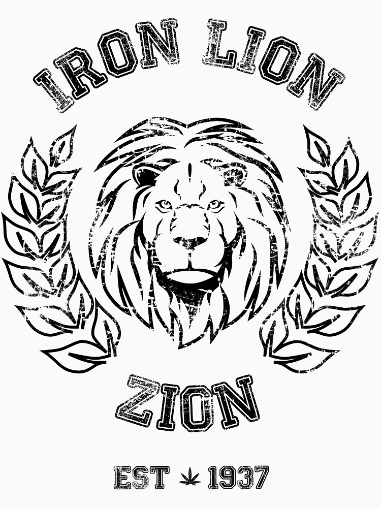 750x1000 Iron Lion Zion Bob Marley Unisex T Shirt By Pesege Redbubble
