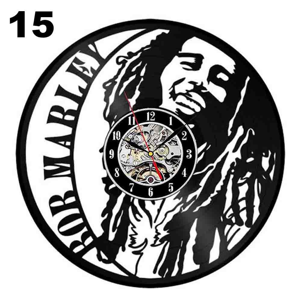 1000x1000 Bob Marley Reggae Rock Vinyl Record Wall Clock 12(30cm) Dd Clock
