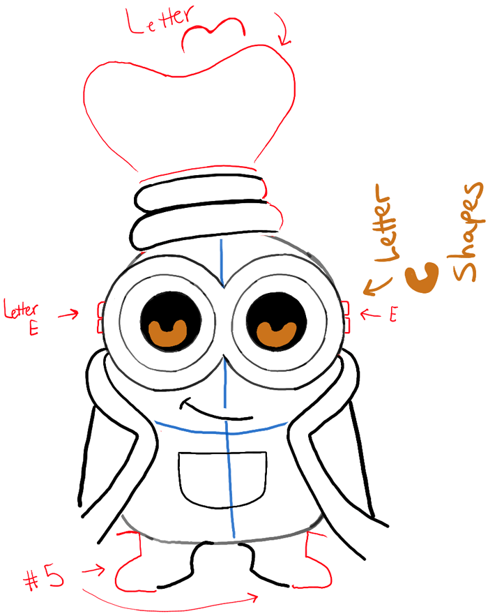 700x883 How To Draw Cute Chibi King Bob From The Minions Movie With Easy