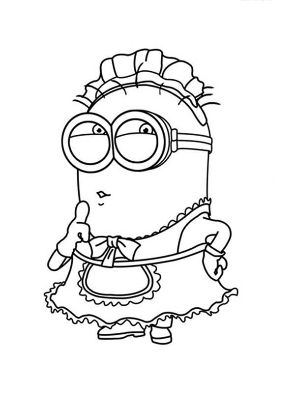 600x834 Coloring Pages For Girls Minions Bob Colouring To Humorous Draw