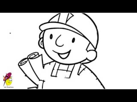 480x360 Bob The Builder Drawing How To Draw Bob