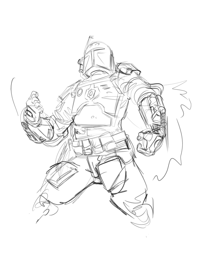 675x900 How To Draw Boba Fett Hunted By Raptors