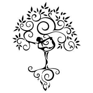 300x300 Yoga Tree Woman Tattoojpg Art Inspiration Tree