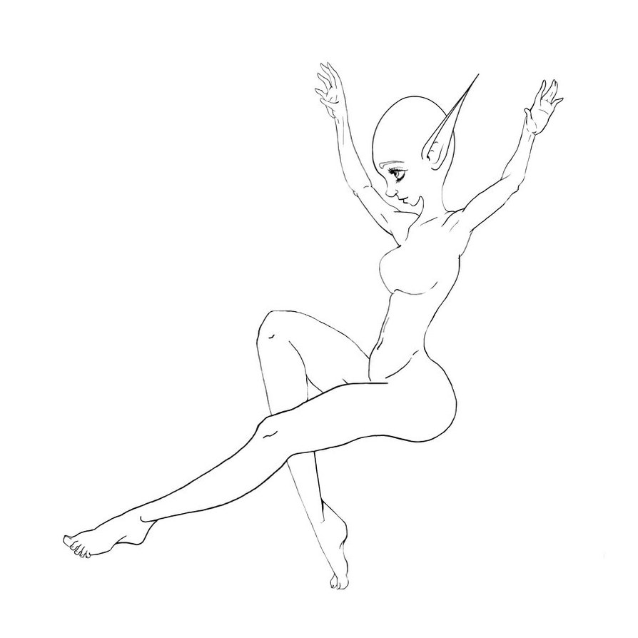 894x894 Elf Body Base By Tabby Licious