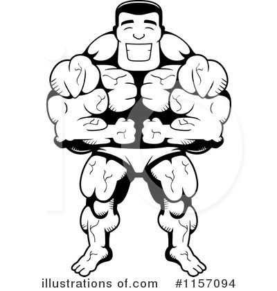 400x420 Bodybuilder Clipart