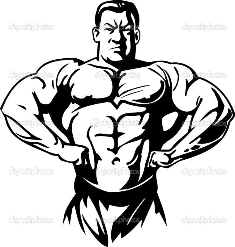 760x800 Body Builder Clipart