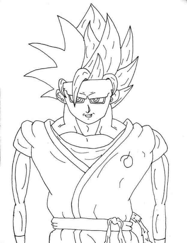 623x809 Ball Z Full Body Step By Youtube How Goku Normal Form Drawing