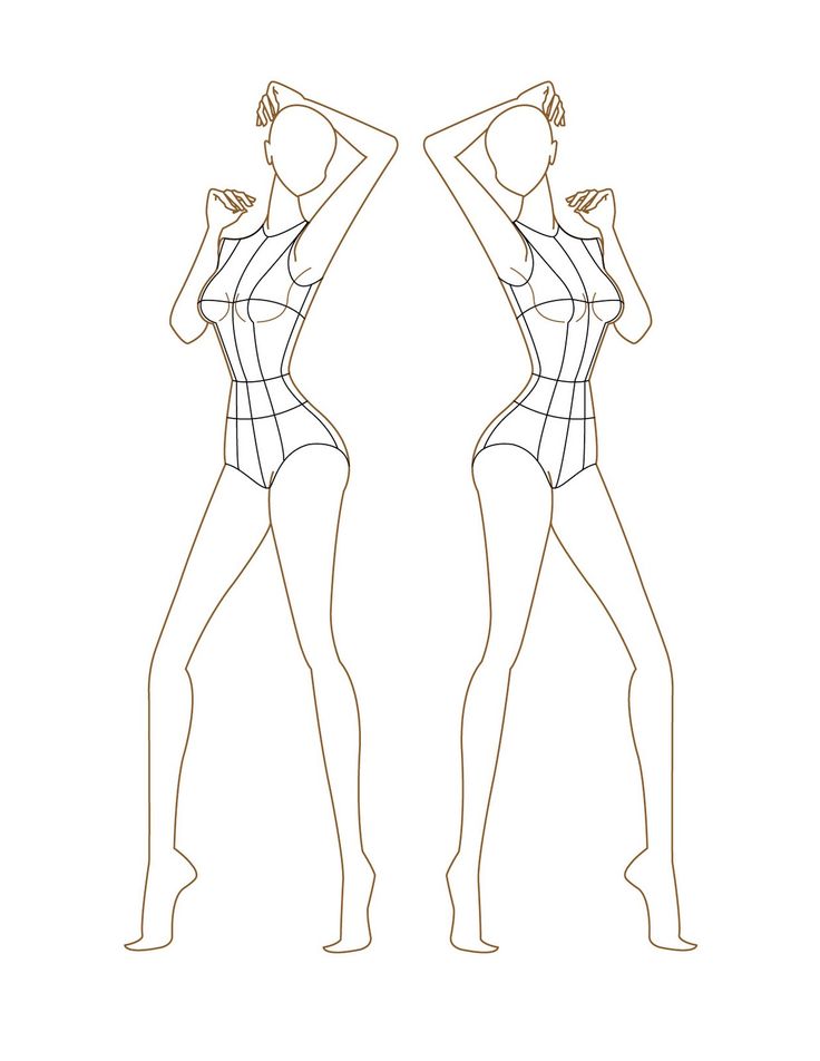 736x952 Sketch Model Template Inderecami Drawing