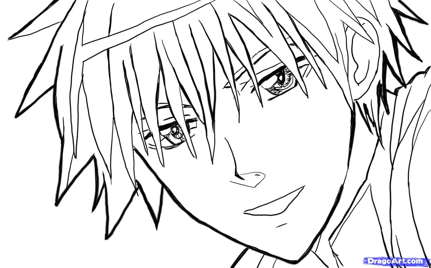 1500x932 Sketch Anime Characters Pencil Drawn Anime Characters Body Outline