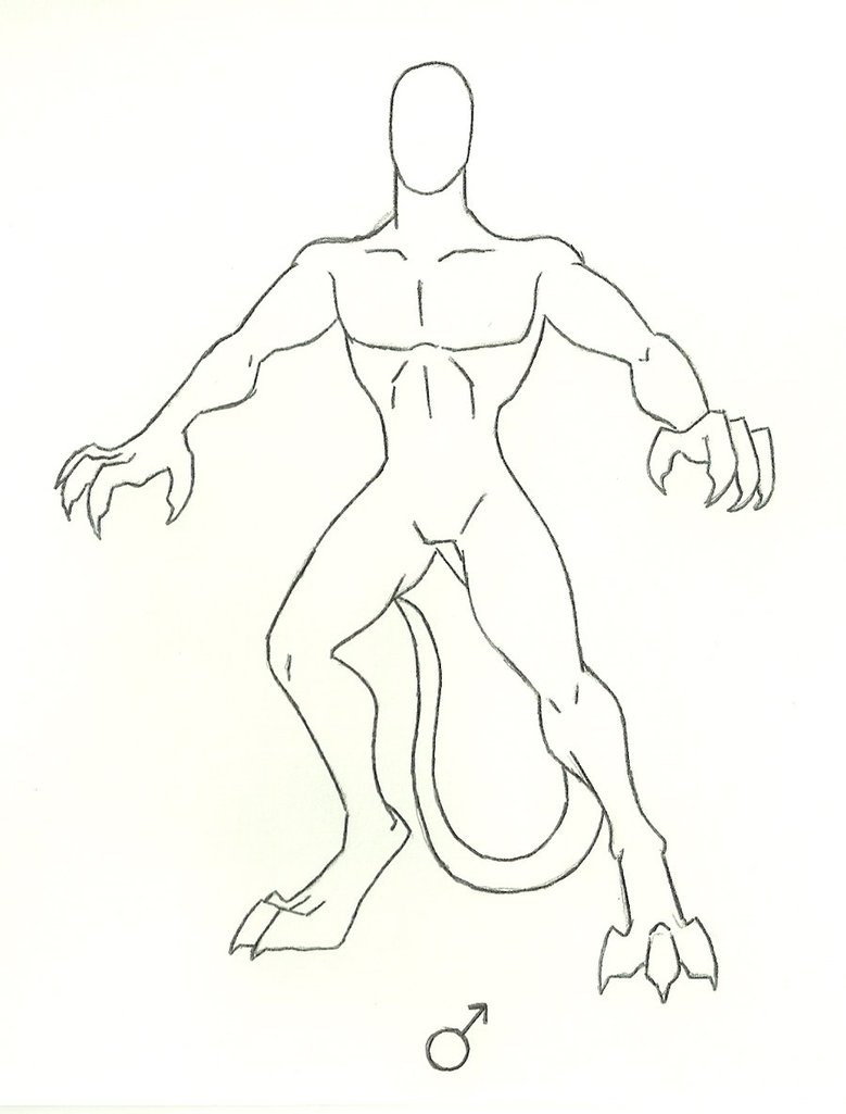 779x1025 Anime Drawing Templates Male Body Drawing Template