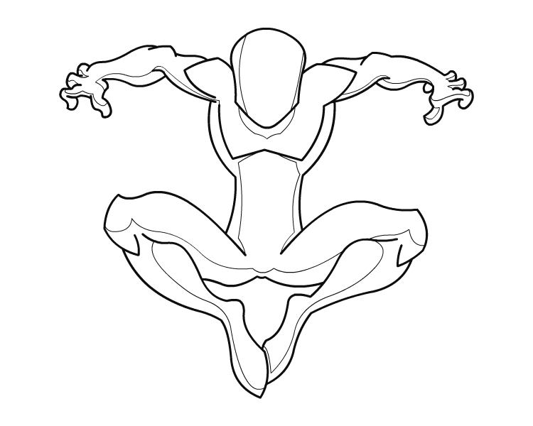 750x600 Drawing Spiderman Poses