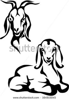 236x338 Silhouette Of Goat Stock Photos