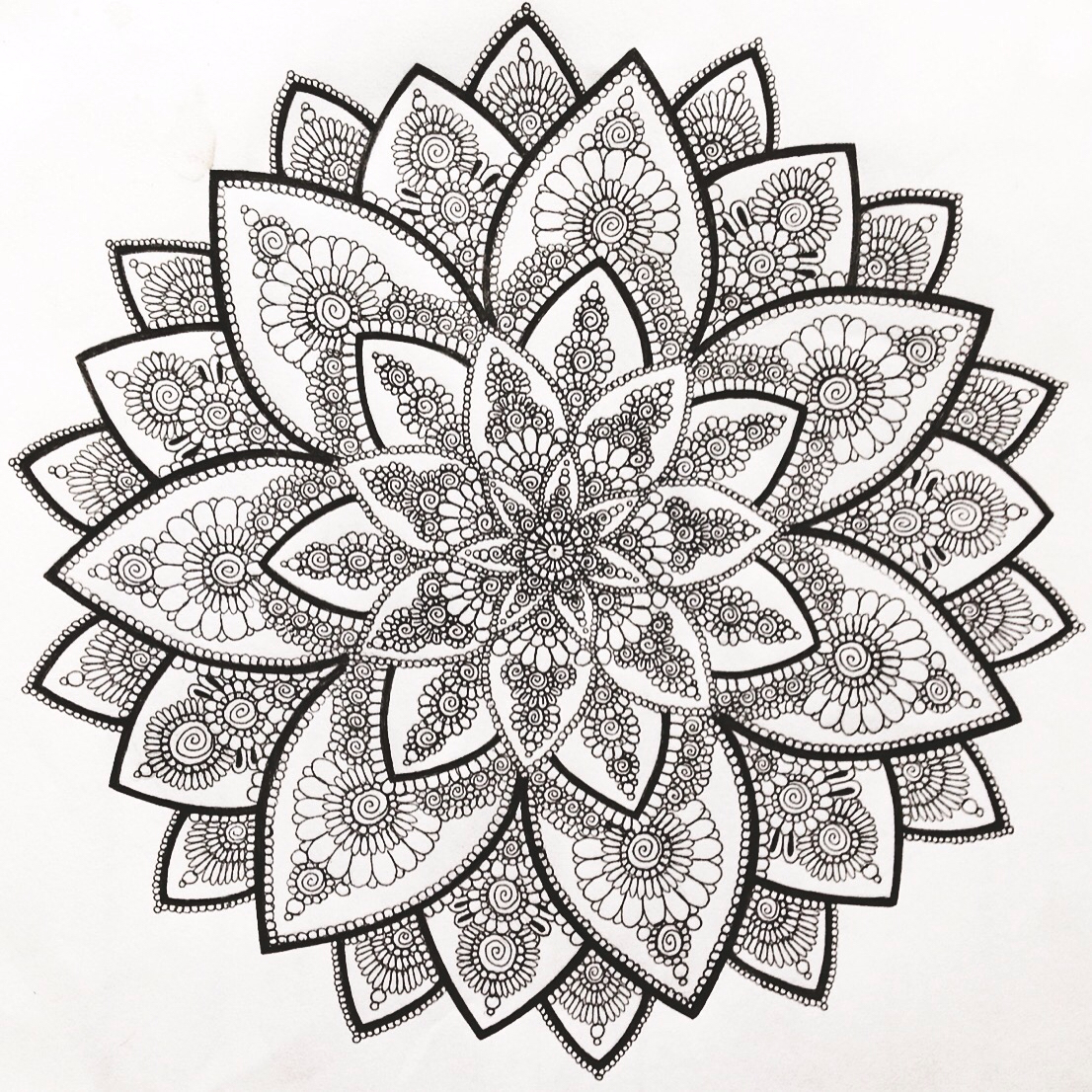 1106x1106 Myartwork art drawing draw mandala circle circular blackandwhite