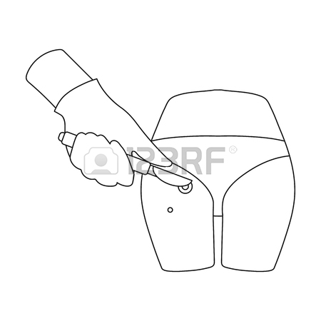450x450 Dissection Of A Boil On The Buttock Of A Man. Surgery Single
