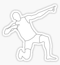 210x230 Usain Bolt Drawing Stickers Redbubble