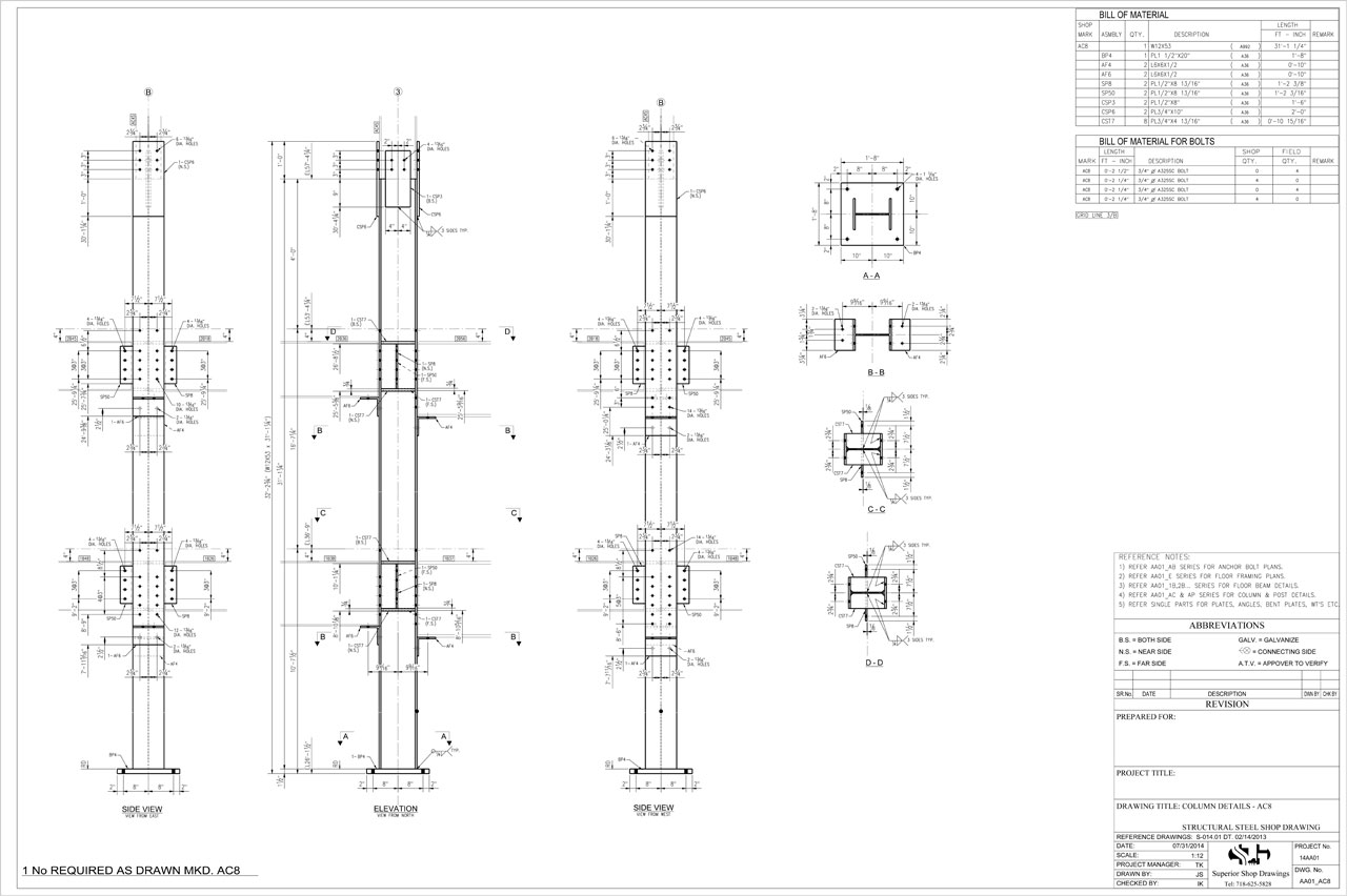 1280x852 Shop Drawing Engineers