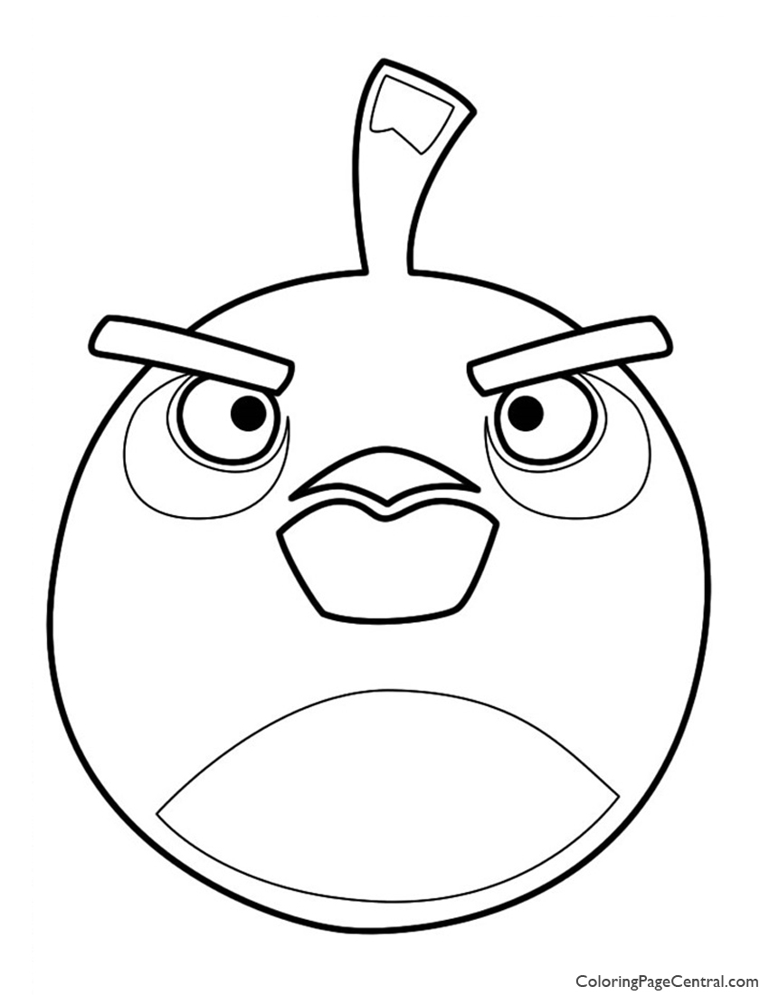 850x1100 Angry Birds Bomb The Black Bird 01 Coloring Page Coloring Page