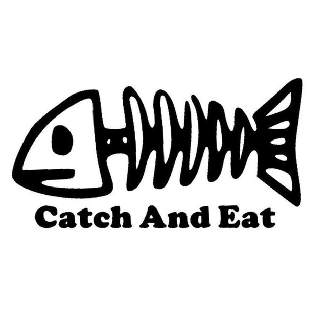 640x640 15.2cm7.8cm Catch And Eat Bone Fish Fashion Car Styling Car