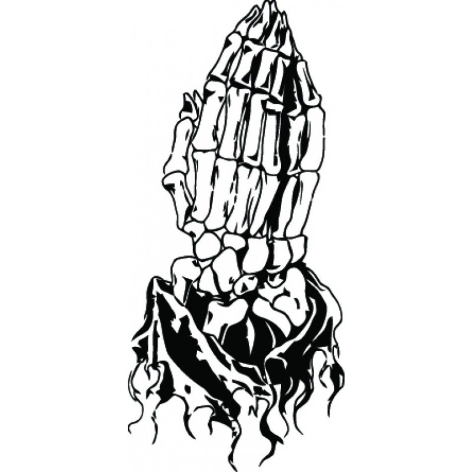 950x950 Bone Praying Hands Drawing Free Image