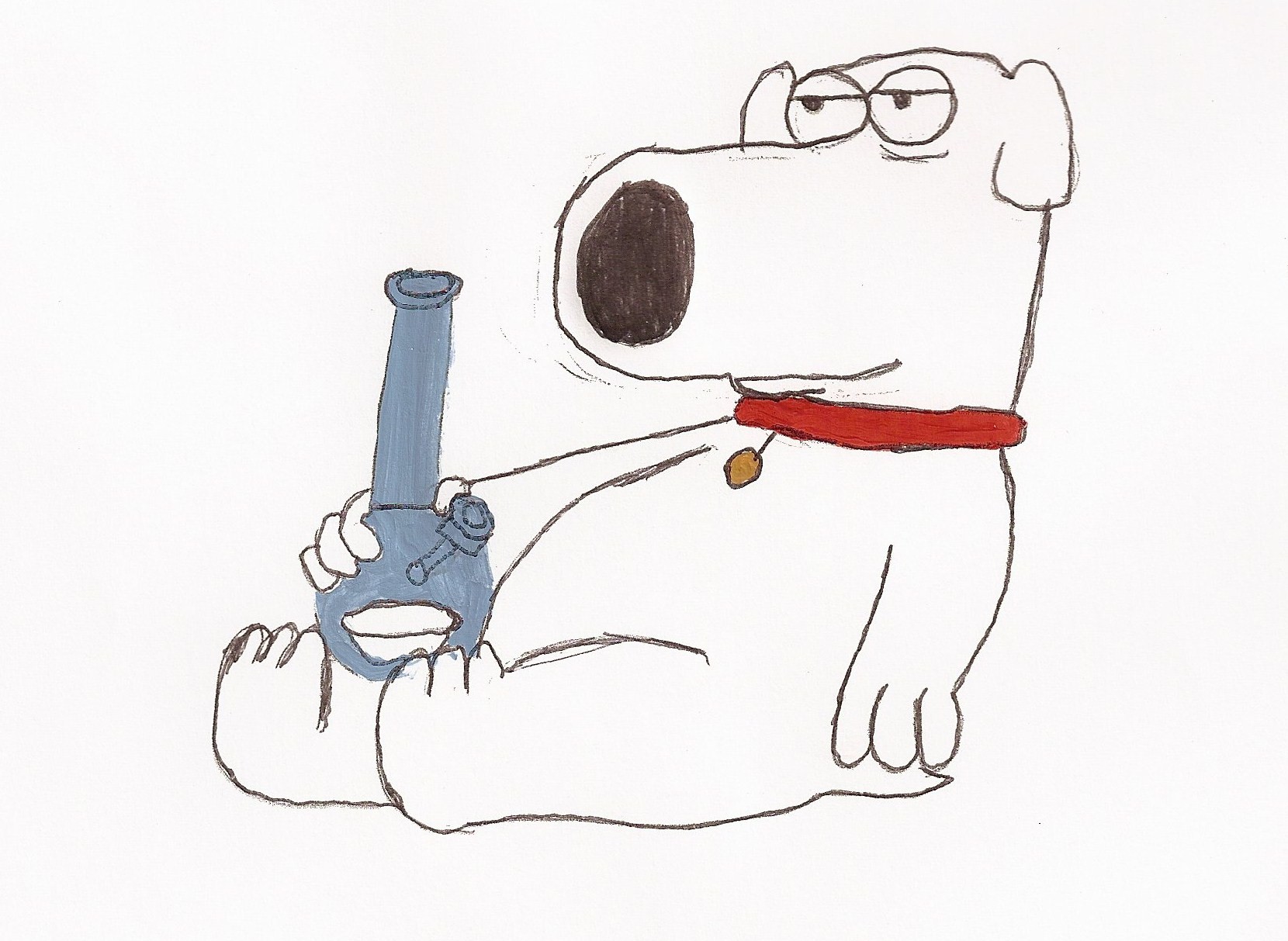 1660x1213 Brian Griffin And His Bong By Poems Of The Heart