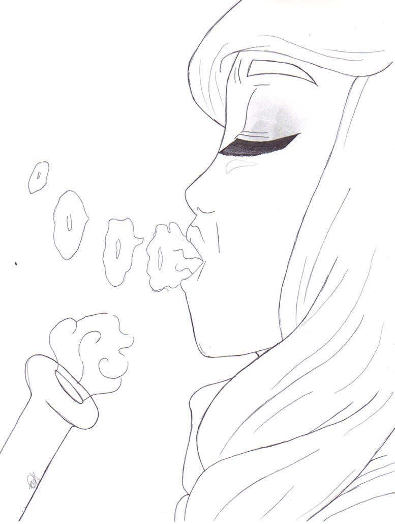 777x1029 Princess Ariel With A Bong By Kawaii Sugoi