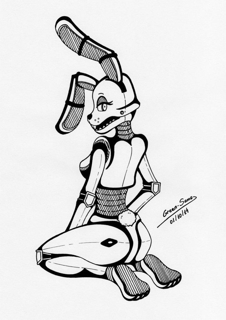 751x1063 Bonnie The Bunny. By Green Sama