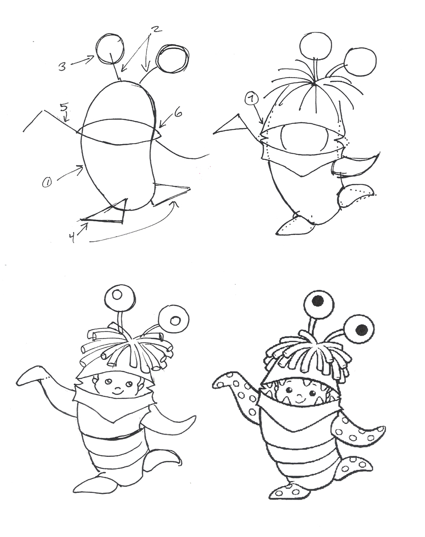 837x1058 Draw Boo From Monsters Inc By ~diana Huang