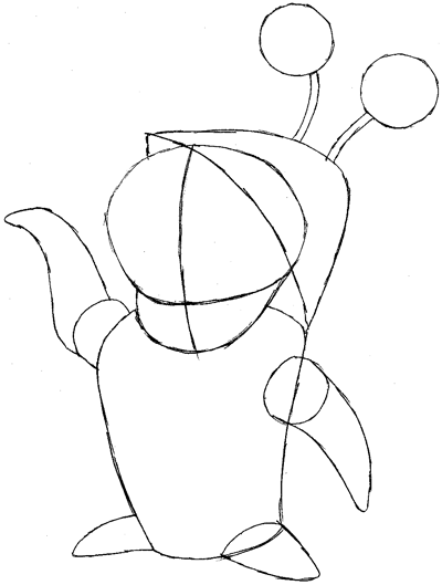 400x529 How To Draw Boo From Monsters Inc. With Easy Step By Step Drawing