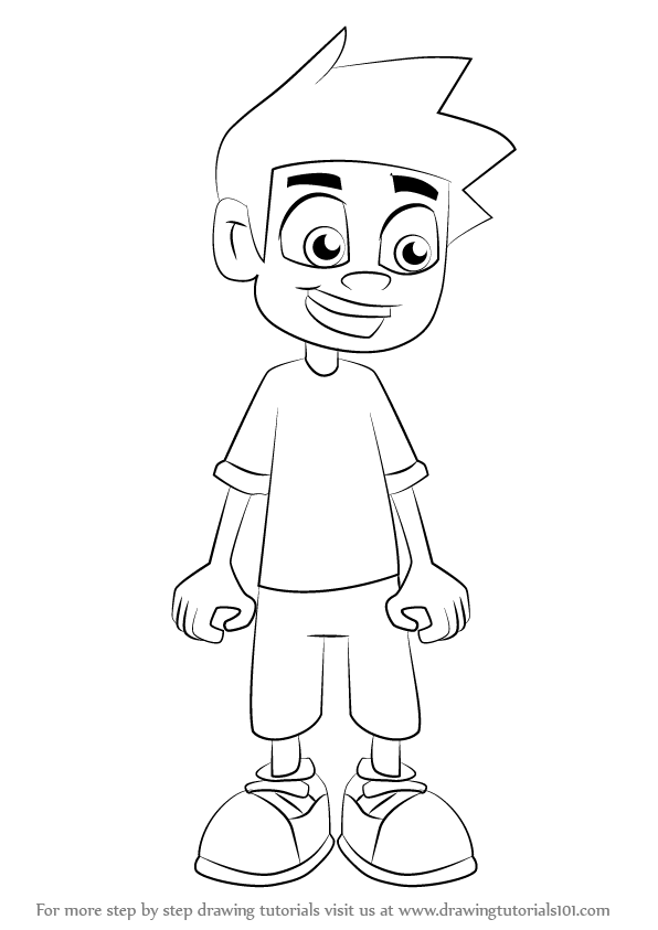 596x843 Learn How To Draw Aiman From Boo Amp Me (Boo Amp Me) Step By Step