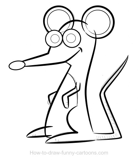 450x533 Mouse Drawings (Sketching + Vector)