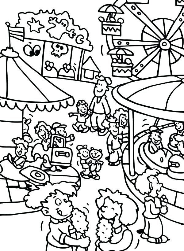 600x821 Monster Book Fair Coloring Pages Fun Carnival Games Costumes Etc