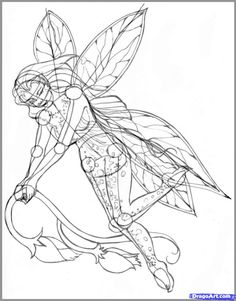236x301 How To Draw Realistic Fairies, Draw A Realistic Fairy, Step By