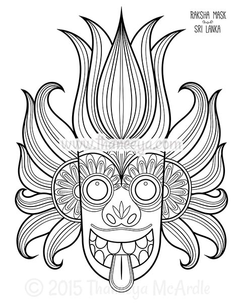 480x600 Folk Art Coloring Book By Thaneeya Mcardle