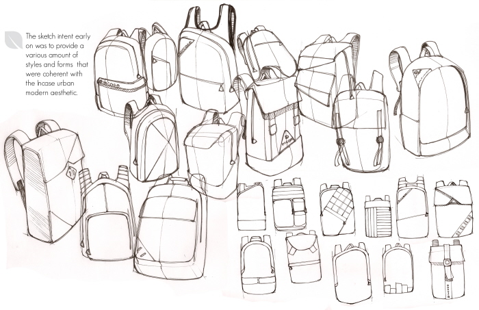 700x453 Incase Urban Bookbag By Dustin Horn Ideation Sketches Design