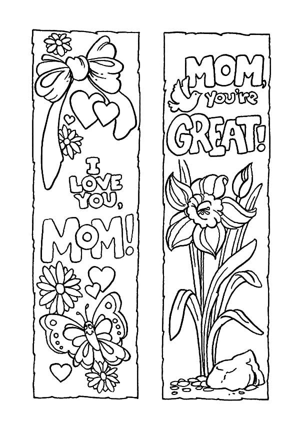 600x862 Bookmarks, Mother's Day Bookmarks Bookmarks