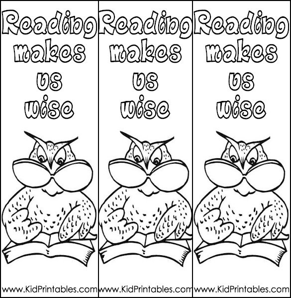 585x599 Bookmark Coloring Templates World Of Example