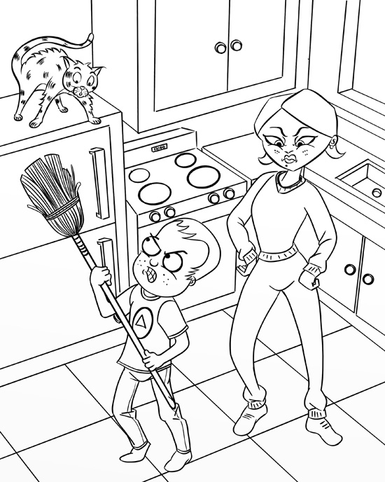 550x688 Children's Book Page