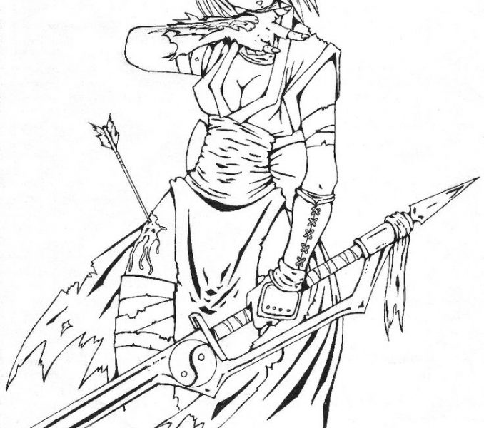678x600 Girl Ninja Coloring Pages Sexy Adult Coloring Pages Ninja Girl