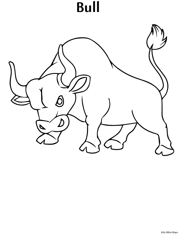 612x792 Bull Printable