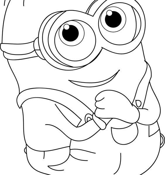 564x600 Pictures For Kids To Color Coloring Page