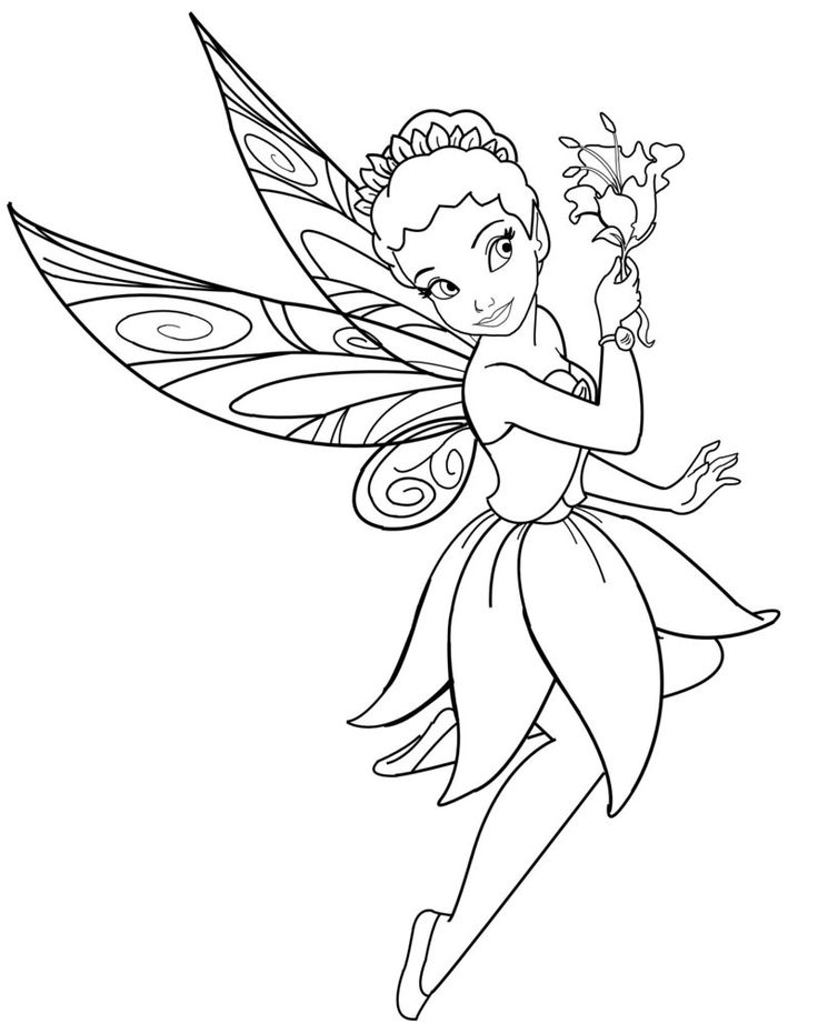 736x931 Fairy Coloring Books 19 Best Fairy Images On Barbie