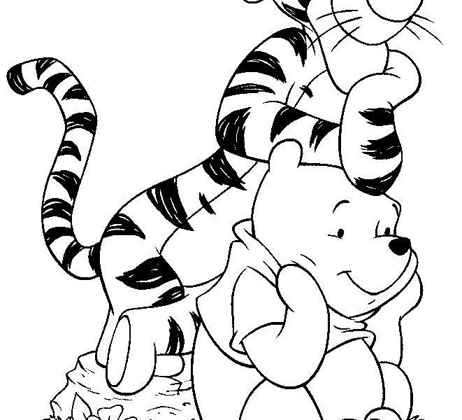 661x600 Cartoon Pictures To Colour Coloring Page